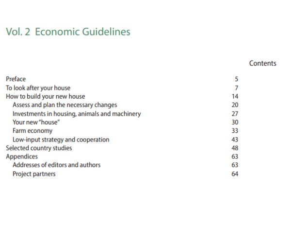 Economic Guidelines (Vol. 2)