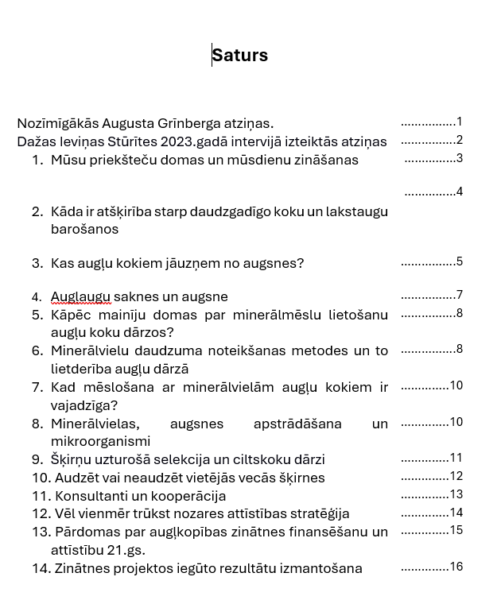 Augļu dārzu kopšana un mēslošana